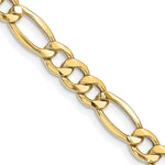14k 8.5mm Semi-Solid Figaro Chain - Product Photo