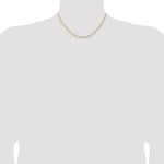 14k 2.85mm Semi-Solid Curb Chain - Product Photo