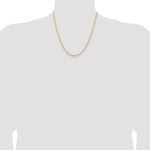 14k 2.85mm Semi-Solid Curb Chain - Product Photo