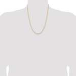 14k 2.85mm Semi-Solid Curb Chain - Product Photo