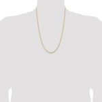 14k 2.85mm Semi-Solid Curb Chain - Product Photo