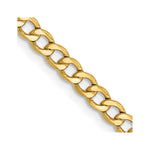 14k 2.85mm Semi-Solid Curb Chain - Product Photo
