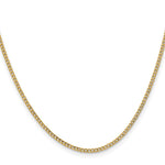 14k 1.85mm Semi-Solid Curb Chain - Product Photo