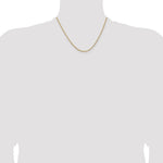 14k 1.85mm Semi-Solid Curb Chain - Product Photo