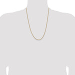14k 1.85mm Semi-Solid Curb Chain - Product Photo