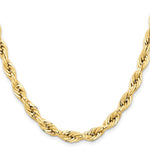 14ky 7.0mm Semi-Solid Rope Chain - Product Photo