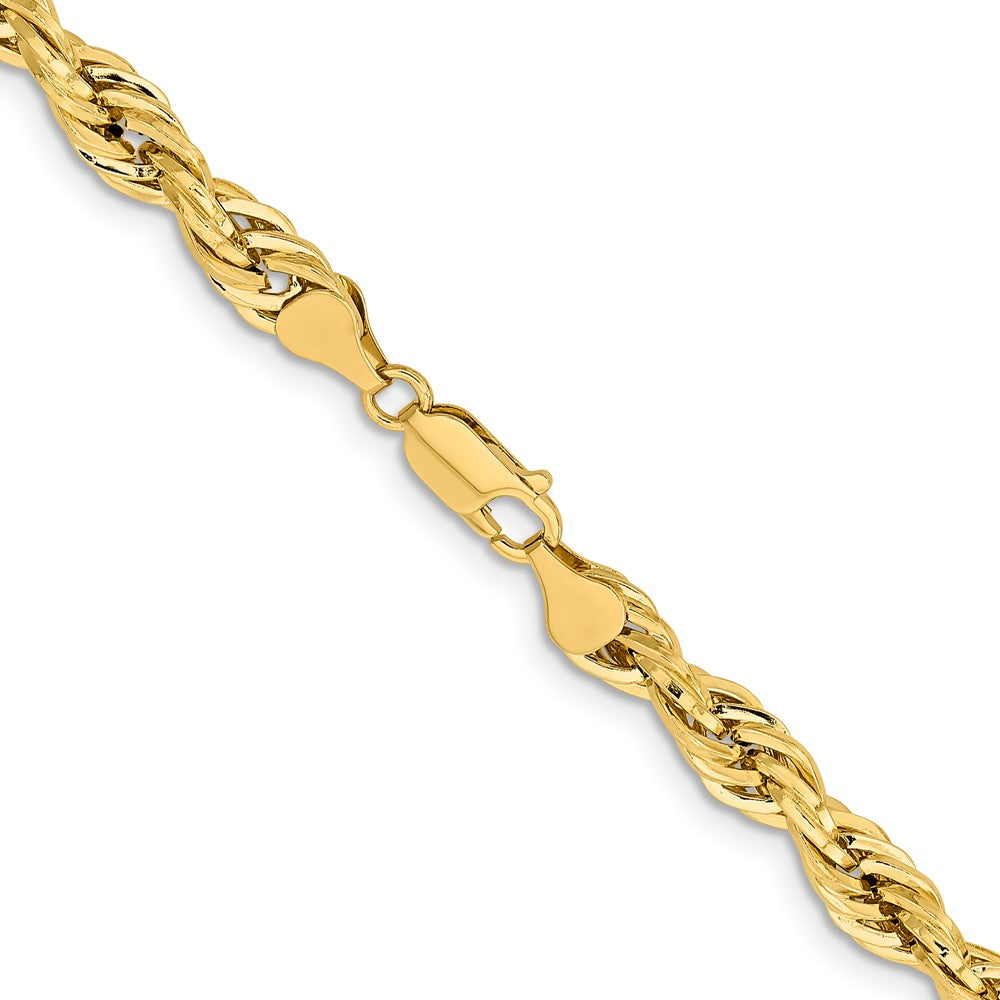 14ky 7.0mm Semi-Solid Rope Chain - Product Photo