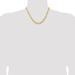 14ky 7.0mm Semi-Solid Rope Chain - Product Photo