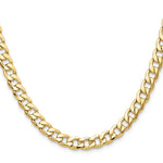 14k 7.5mm Semi-Solid Curb Chain - Product Photo