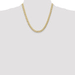 14k 7.5mm Semi-Solid Curb Chain - Product Photo