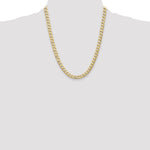 14k 7.5mm Semi-Solid Curb Chain - Product Photo