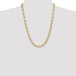 14k 7.5mm Semi-Solid Curb Chain - Product Photo