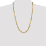 14k 7.5mm Semi-Solid Curb Chain - Product Photo