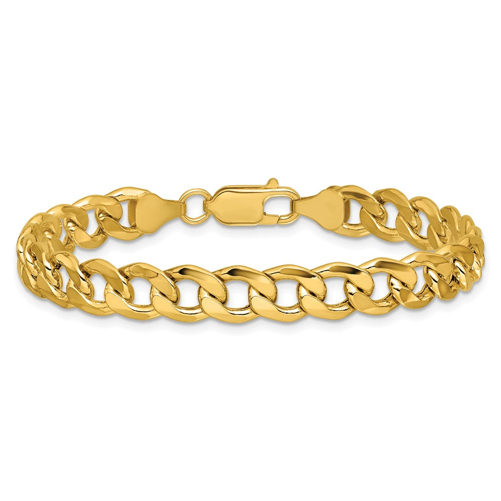 14k 7.5mm Semi-Solid Curb Chain - Product Photo