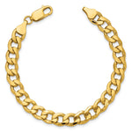 14k 7.5mm Semi-Solid Curb Chain - Product Photo