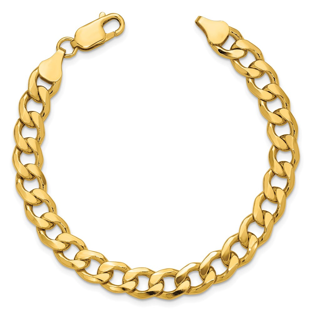 14k 7.5mm Semi-Solid Curb Chain - Product Photo