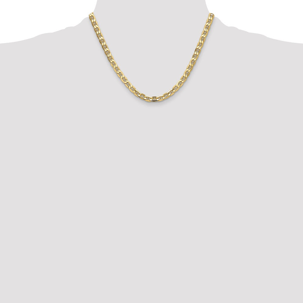 14k 6.25mm Semi-Solid Anchor Chain - Product Photo