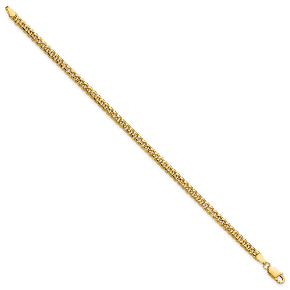 14k 3.5mm Semi-Solid Miami Cuban Chain - Product Photo