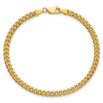 14k 3.5mm Semi-Solid Miami Cuban Chain - Product Photo
