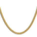 14k 4.5mm Semi-Solid Miami Cuban Chain - Product Photo