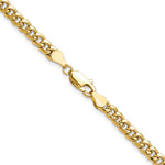 14k 4.5mm Semi-Solid Miami Cuban Chain - Product Photo
