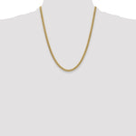 14k 4.5mm Semi-Solid Miami Cuban Chain - Product Photo