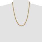 14k 4.5mm Semi-Solid Miami Cuban Chain - Product Photo