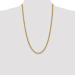 14k 4.5mm Semi-Solid Miami Cuban Chain - Product Photo