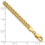 14k 4.5mm Semi-Solid Miami Cuban Chain - Product Photo