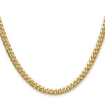 14k 5.25mm Semi-Solid Miami Cuban Chain - Product Photo
