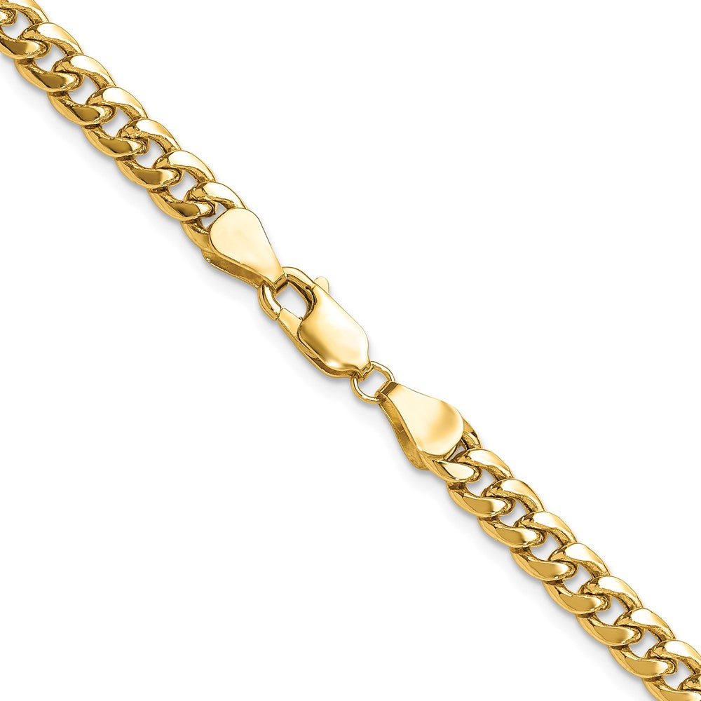 14k 5.25mm Semi-Solid Miami Cuban Chain - Product Photo