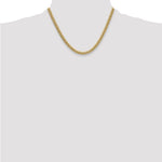 14k 5.25mm Semi-Solid Miami Cuban Chain - Product Photo