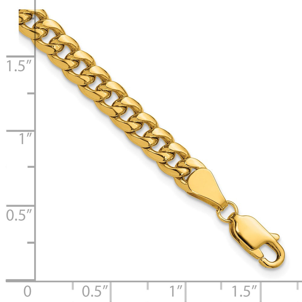 14k 5.25mm Semi-Solid Miami Cuban Chain - Product Photo