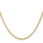 14ky 2.5mm Semi-Solid Rope Chain - Product Photo