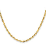 14ky 3.5mm Semi-Solid Rope Chain - Product Photo
