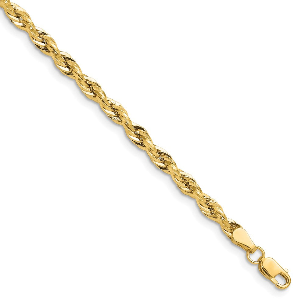 14ky 3.5mm Semi-Solid Rope Chain - Product Photo