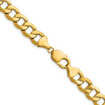 14k 11.3mm Semi-Solid Curb Chain - Product Photo