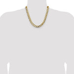 14k 11.3mm Semi-Solid Curb Chain - Product Photo
