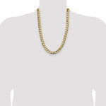 14k 11.3mm Semi-Solid Curb Chain - Product Photo