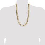 14k 11.3mm Semi-Solid Curb Chain - Product Photo