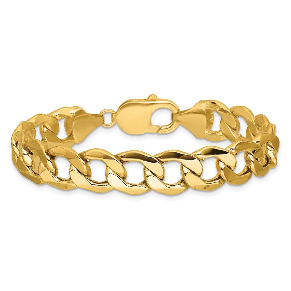 14k 11.3mm Semi-Solid Curb Chain - Product Photo