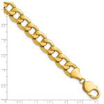 14k 11.3mm Semi-Solid Curb Chain - Product Photo