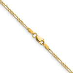 14k 1.9mm Semi-Solid Figaro Chain - Product Photo