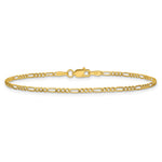 14k 1.9mm Semi-Solid Figaro Chain - Product Photo