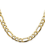 14k 9.4mm Semi-Solid Figaro Chain - Product Photo