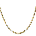 14k 3.5mm Semi-Solid Figaro Chain - Product Photo