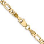 14k 3.5mm Semi-Solid Figaro Chain - Product Photo