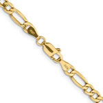 14k 4.2mm Semi-Solid Figaro Chain - Product Photo