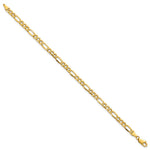 14k 4.2mm Semi-Solid Figaro Chain - Product Photo