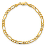14k 4.2mm Semi-Solid Figaro Chain - Product Photo